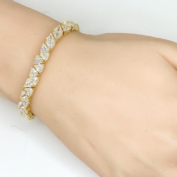 46ct Trillion Tennis Bracelet - Picture 5 of 14